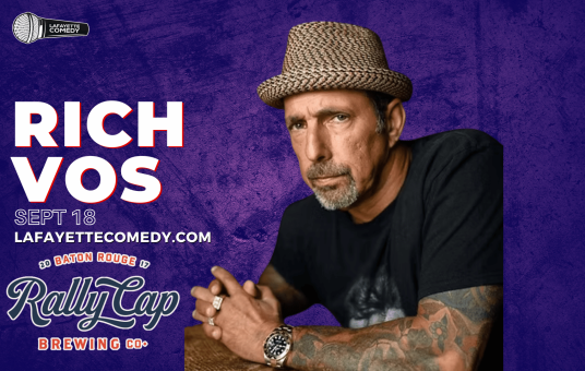 Rich Vos (Joe Rogan Experience, Gutfeld!, Tough Crowd with Colin Quinn, HBO, Netflix) at Rally Cap Brewing (Baton Rouge)