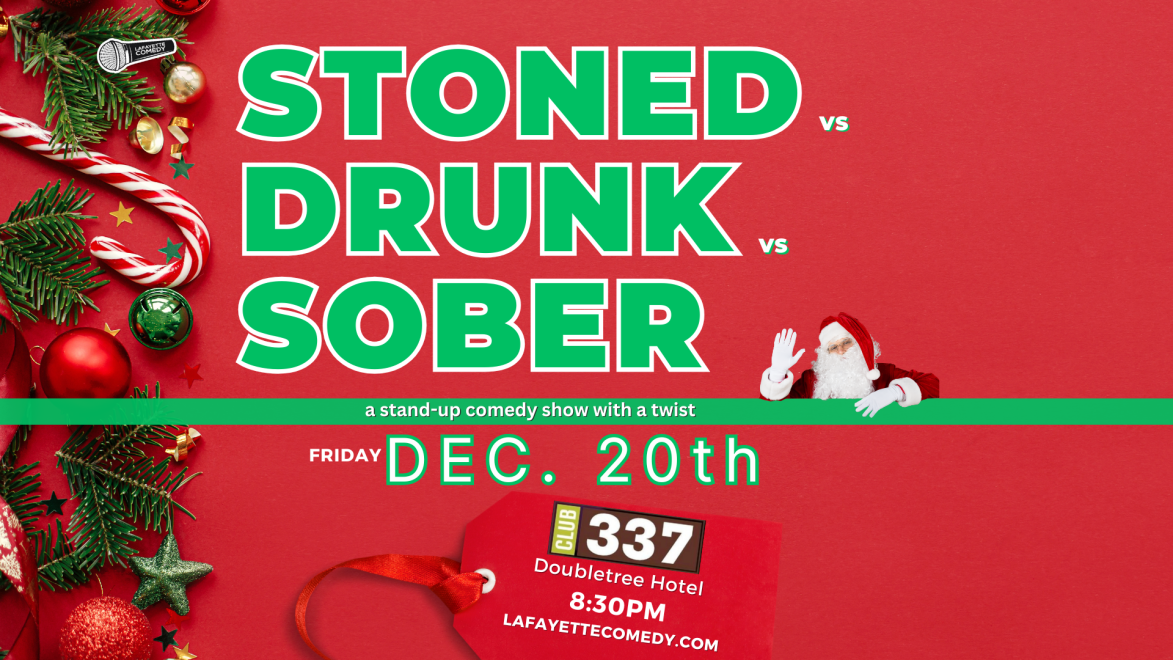 Stoned vs Drunk vs Sober - A Stand Up Comedy Competition 