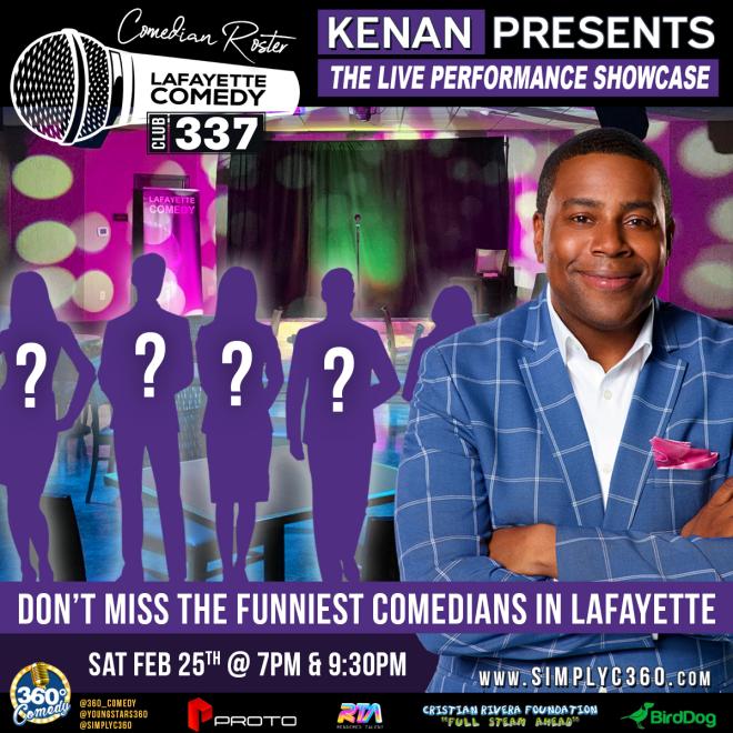 Kenan Presents' The Live Performance Showcase at Club 337 (9:30PM show)