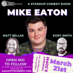 Mike Eaton, Matt Bellak, & Kory Smith (open-mic to follow)