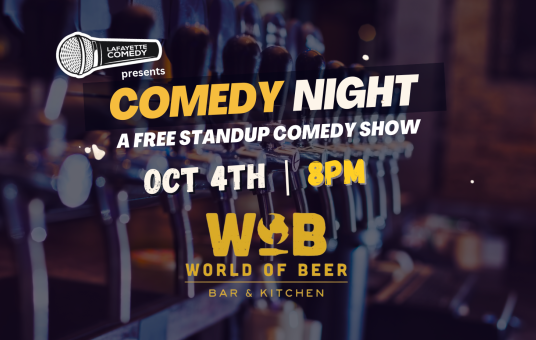 Comedy Night at World of Beer (FREE SHOW) October 4th