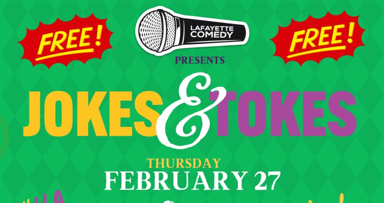 Jokes & Tokes: A Standup Comedy Show | Fete du Mardi Gras