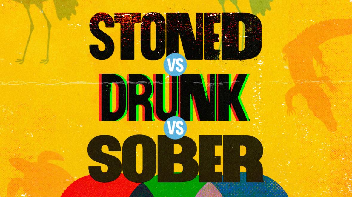 Stoned vs Drunk vs Sober - A Stand Up Comedy Show
